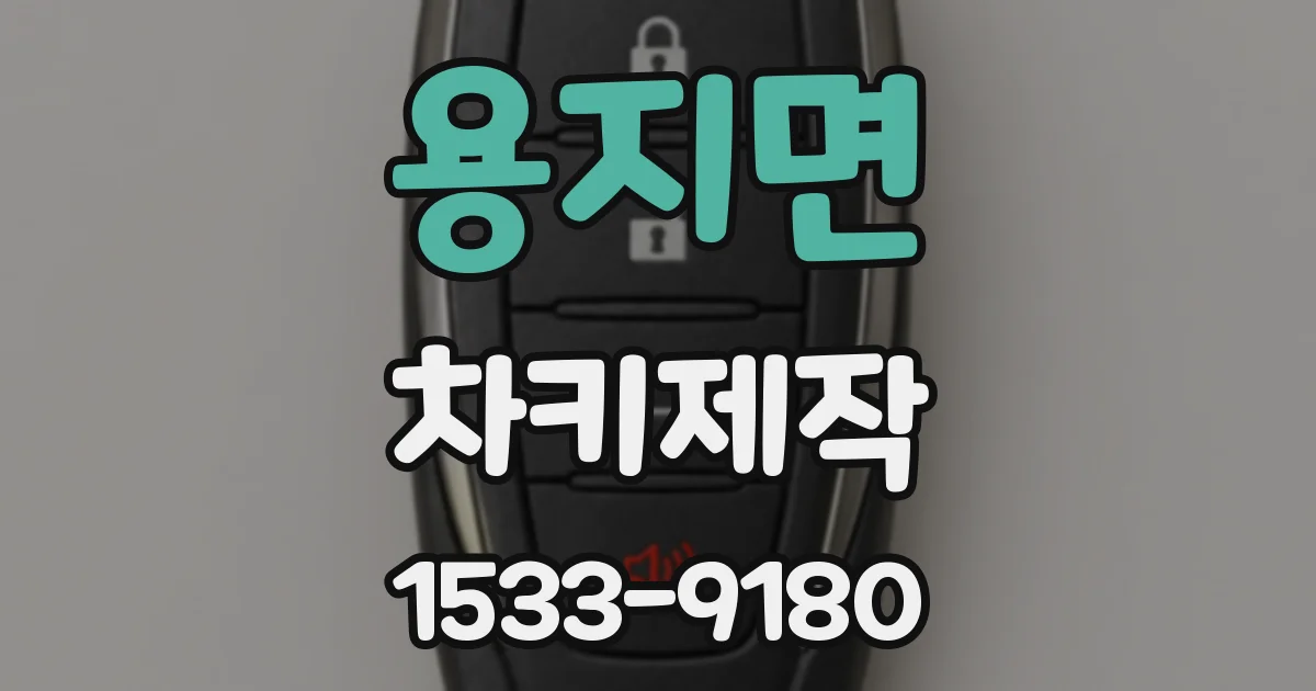 용지면 차키제작