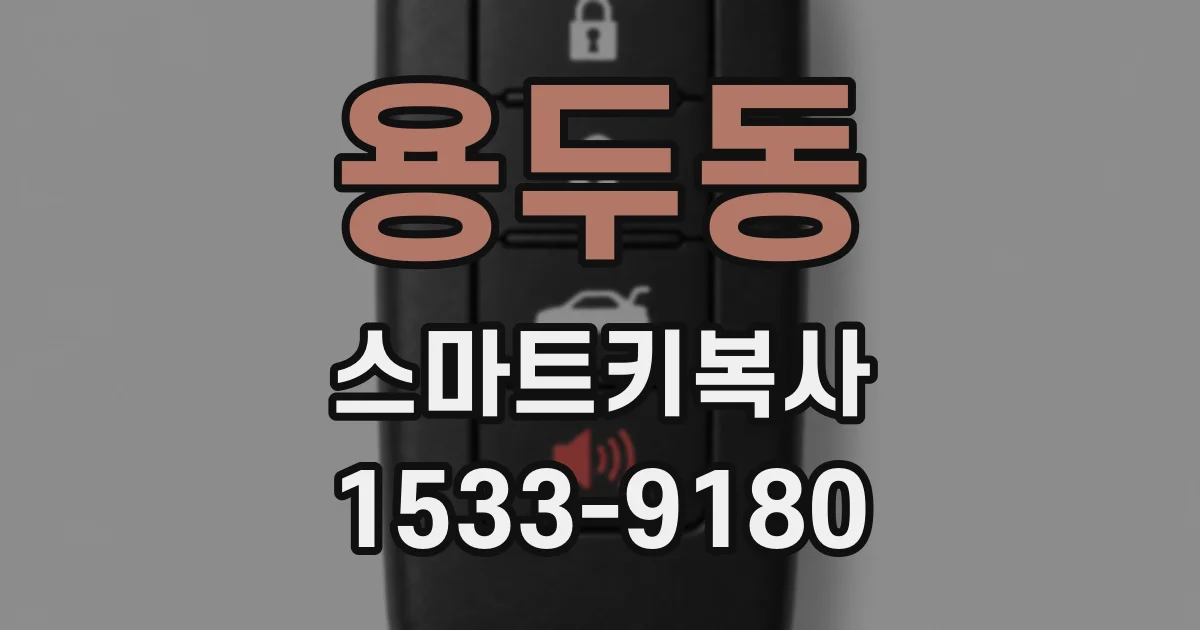 용두동 스마트키복사