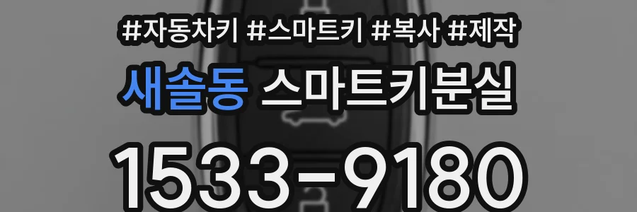새솔동 스마트키분실