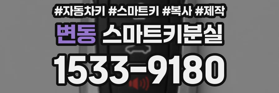 변동 스마트키분실