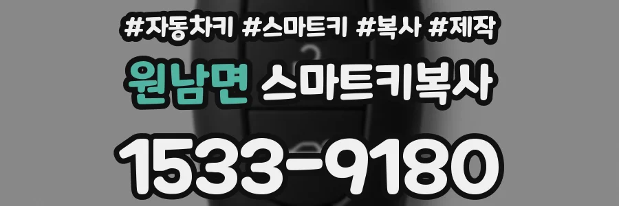 원남면 스마트키복사