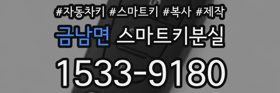 금남면 스마트키분실