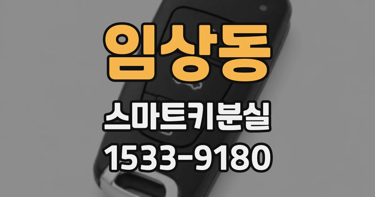 임상동 스마트키분실