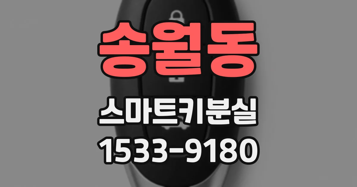 송월동 스마트키분실