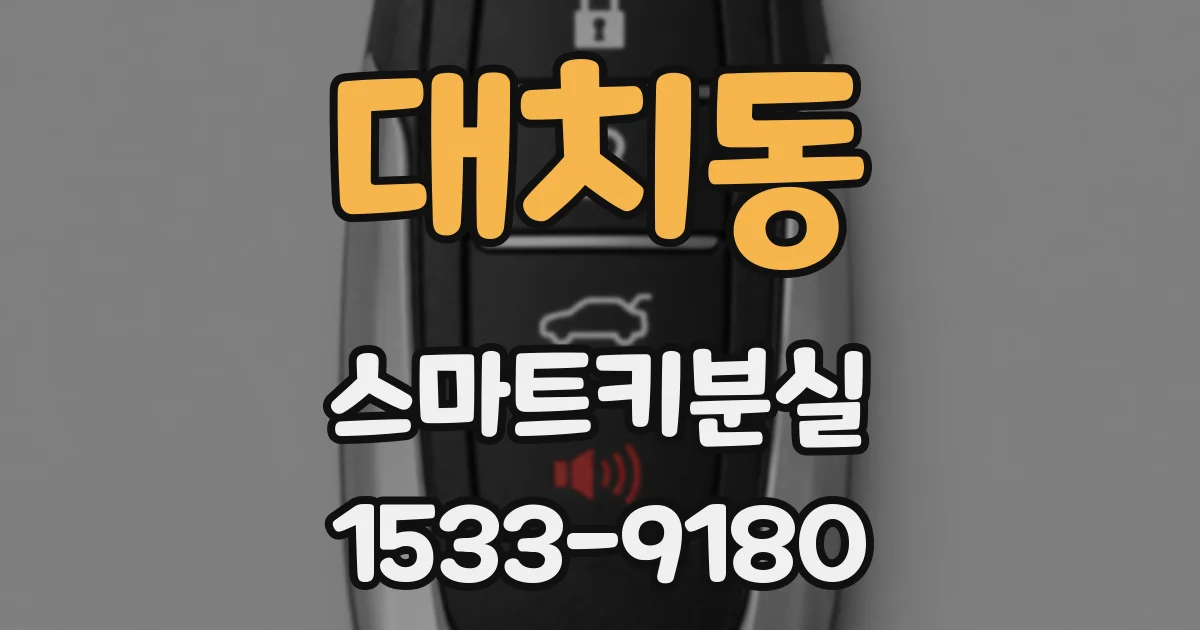 대치동 스마트키분실