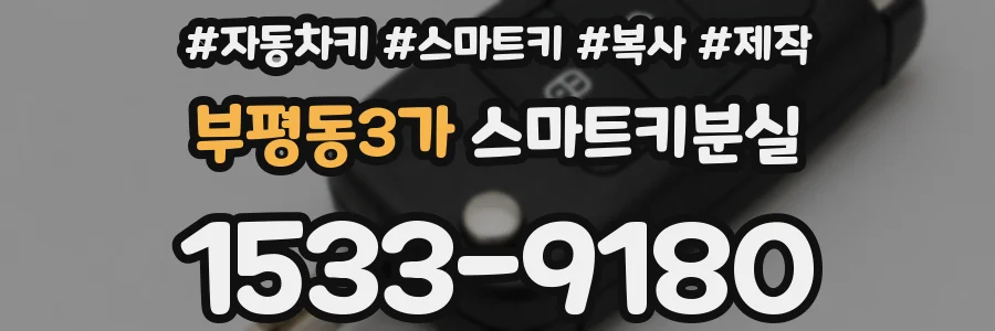 부평동3가 스마트키분실