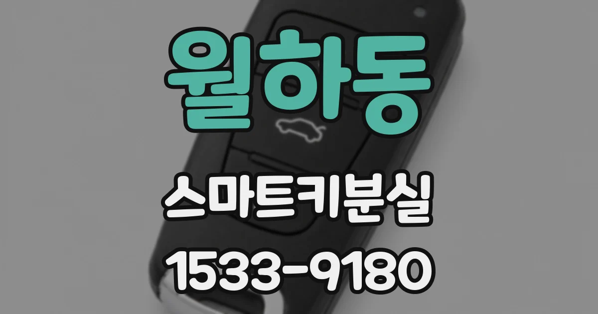 월하동 스마트키분실