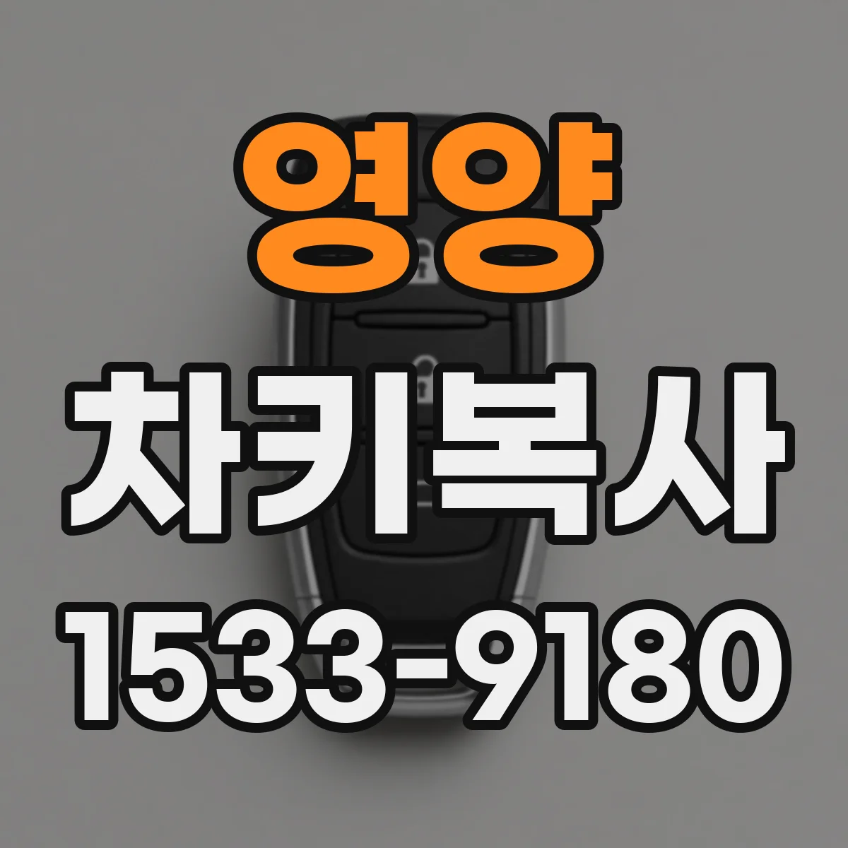 영양 차키복사 배터리 교체 전후 리모컨 인식 체크