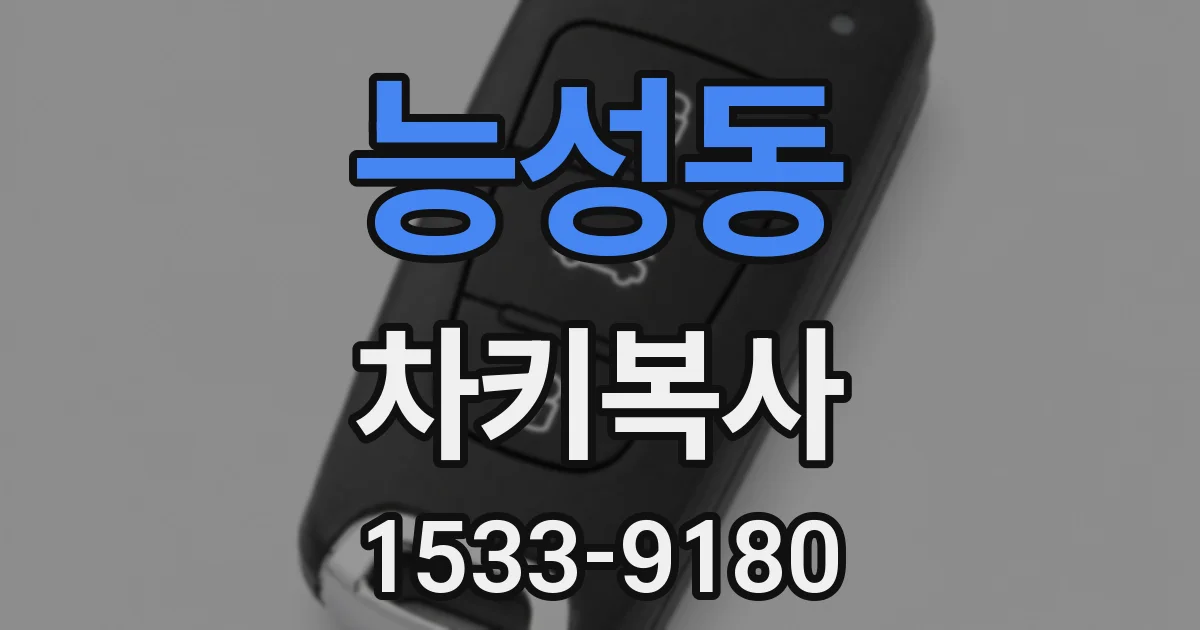 능성동 차키복사