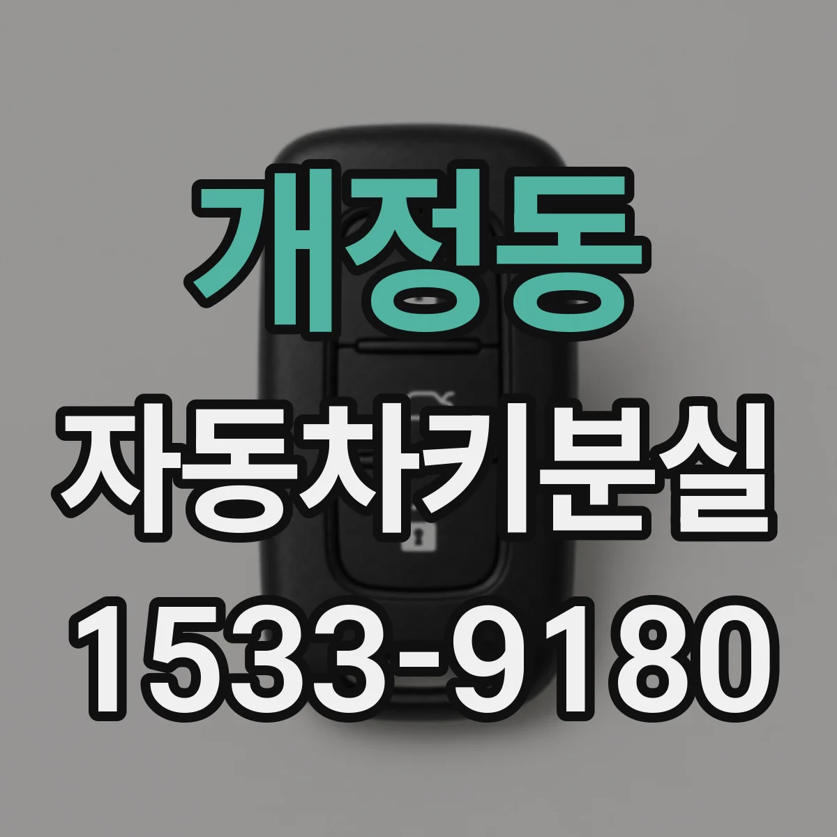 개정동 자동차키분실
