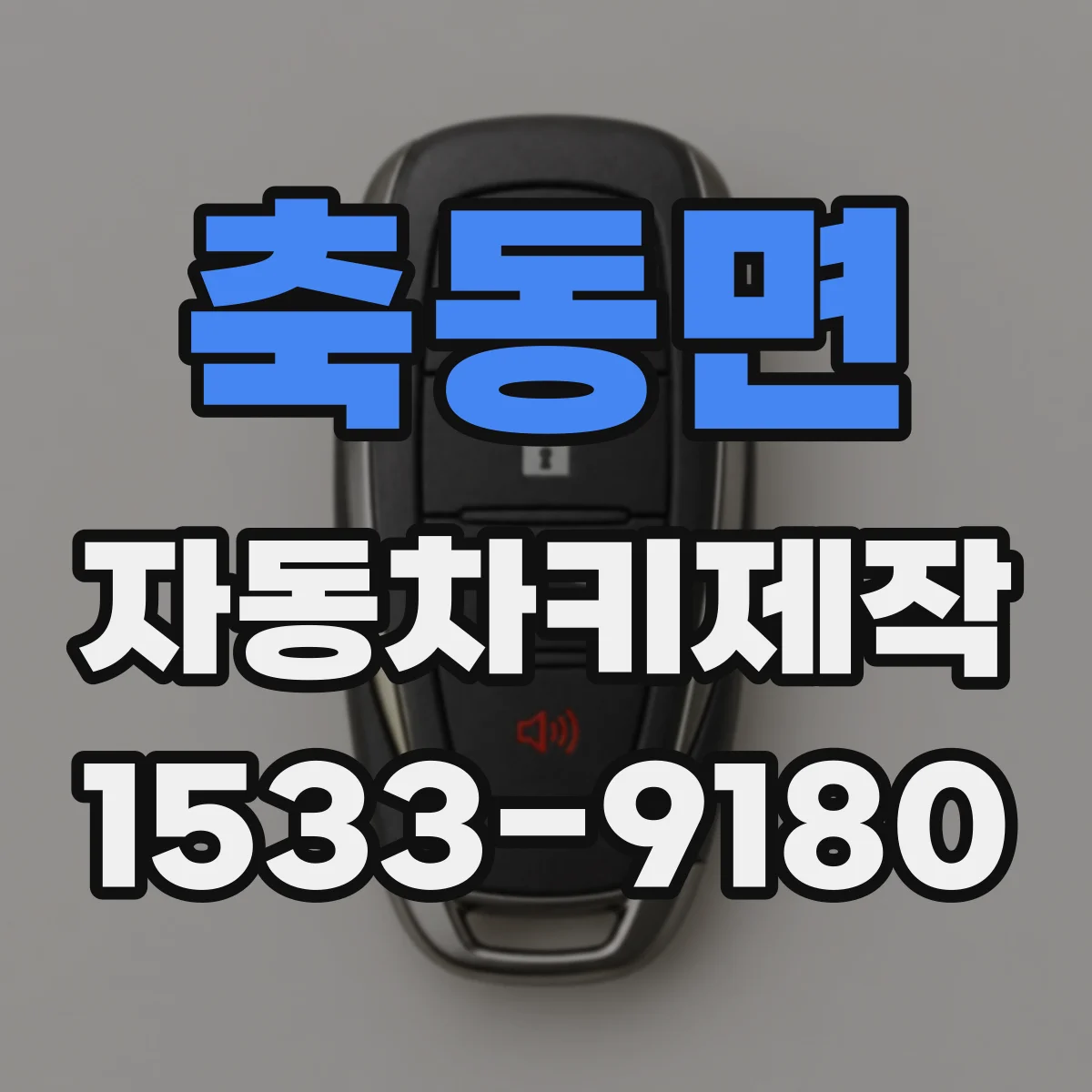 축동면 자동차키제작