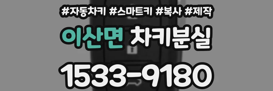 이산면 차키분실