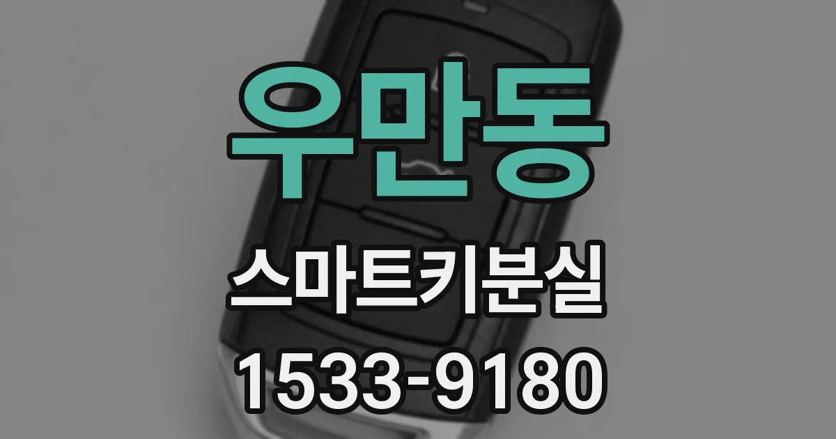 우만동 스마트키분실