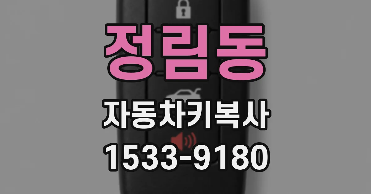 정림동 자동차키복사