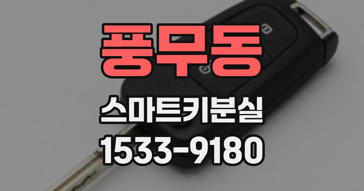 풍무동 스마트키분실
