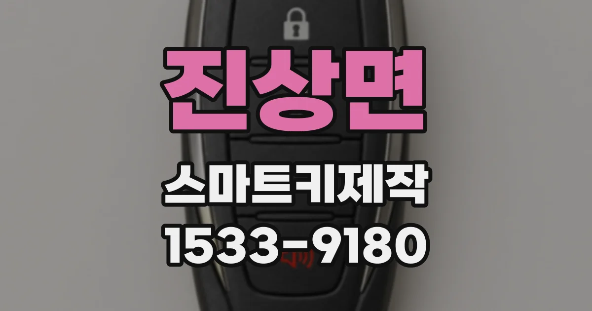 진상면 스마트키제작
