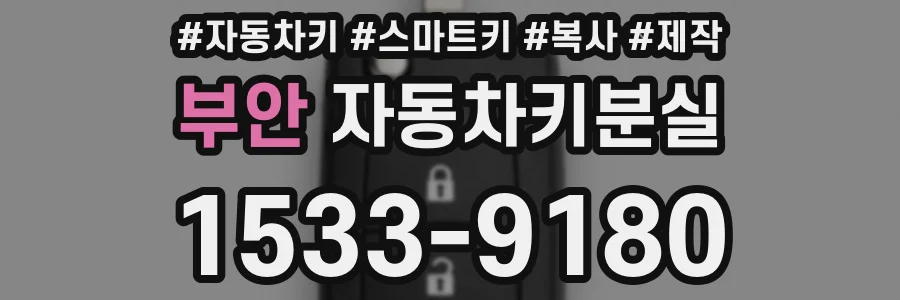 부안 자동차키분실