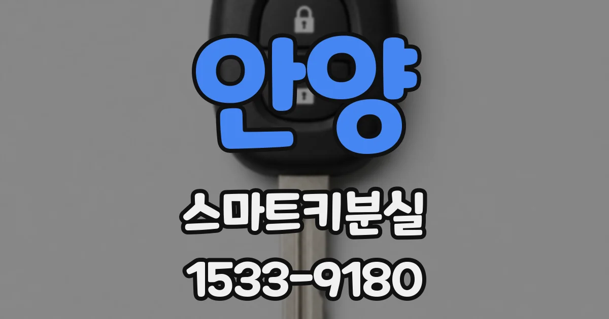 안양 스마트키분실
