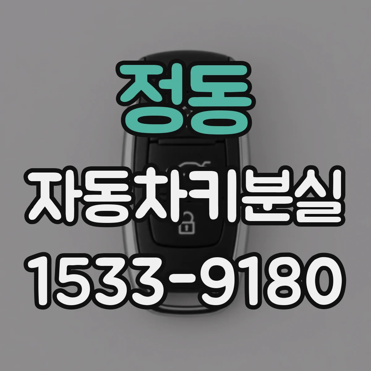 정동 자동차키분실