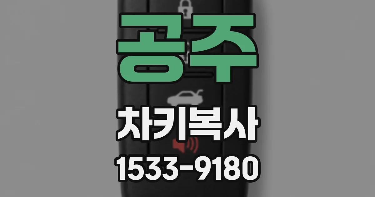 공주 차키복사