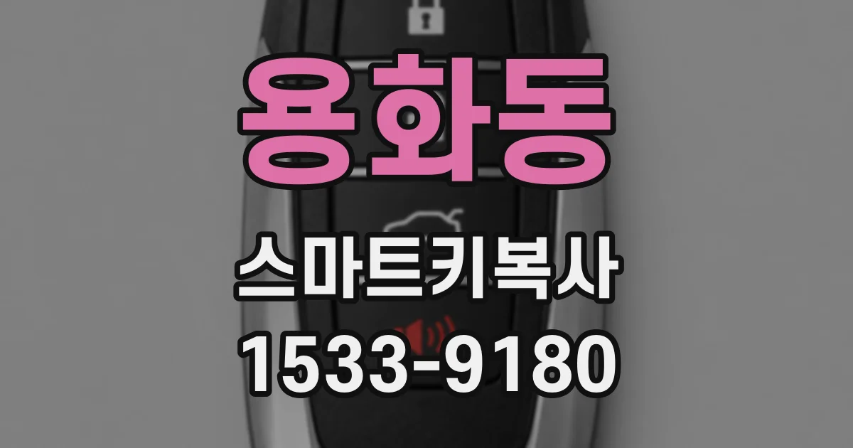 용화동 스마트키복사