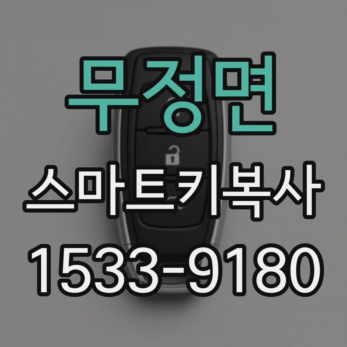 무정면 스마트키복사