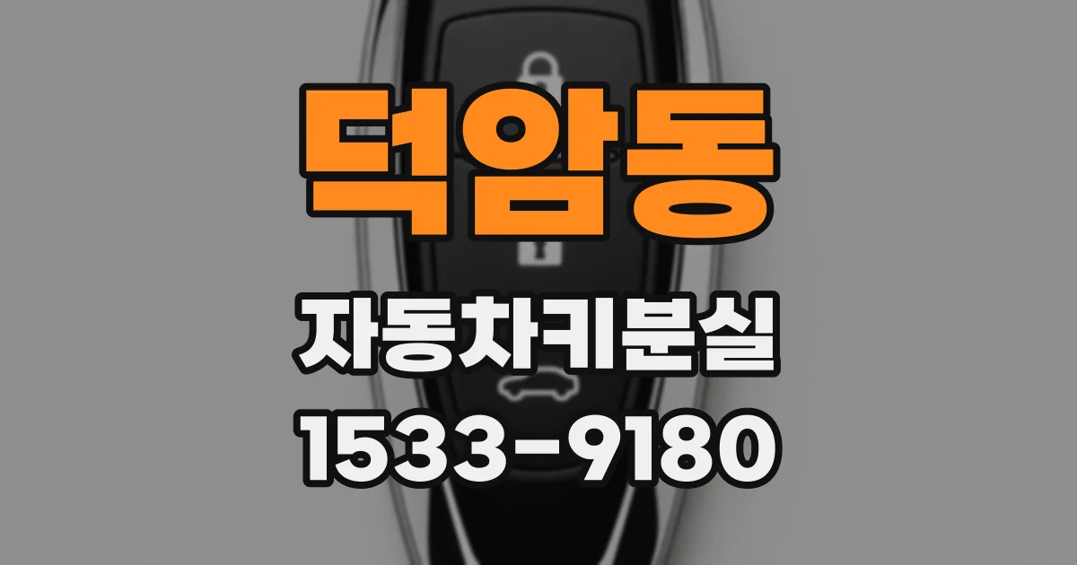 덕암동 자동차키분실