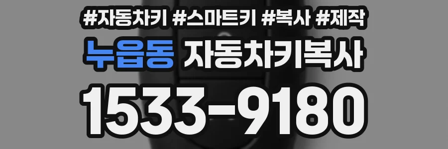 누읍동 자동차키복사