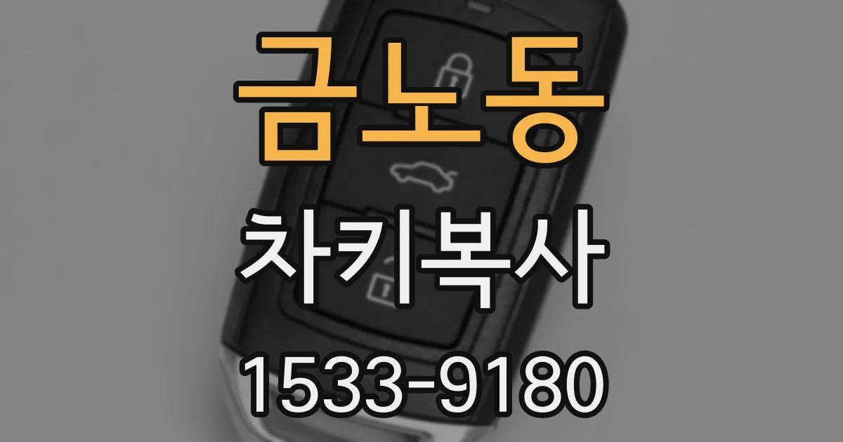 금노동 차키복사