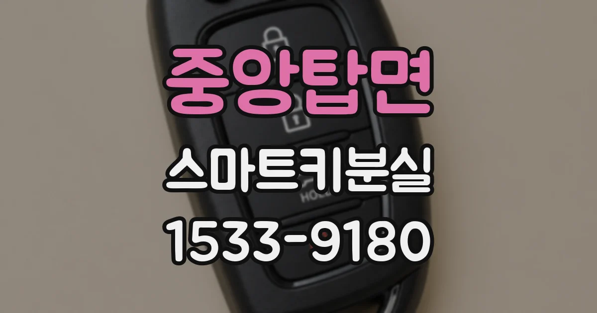 중앙탑면 스마트키분실