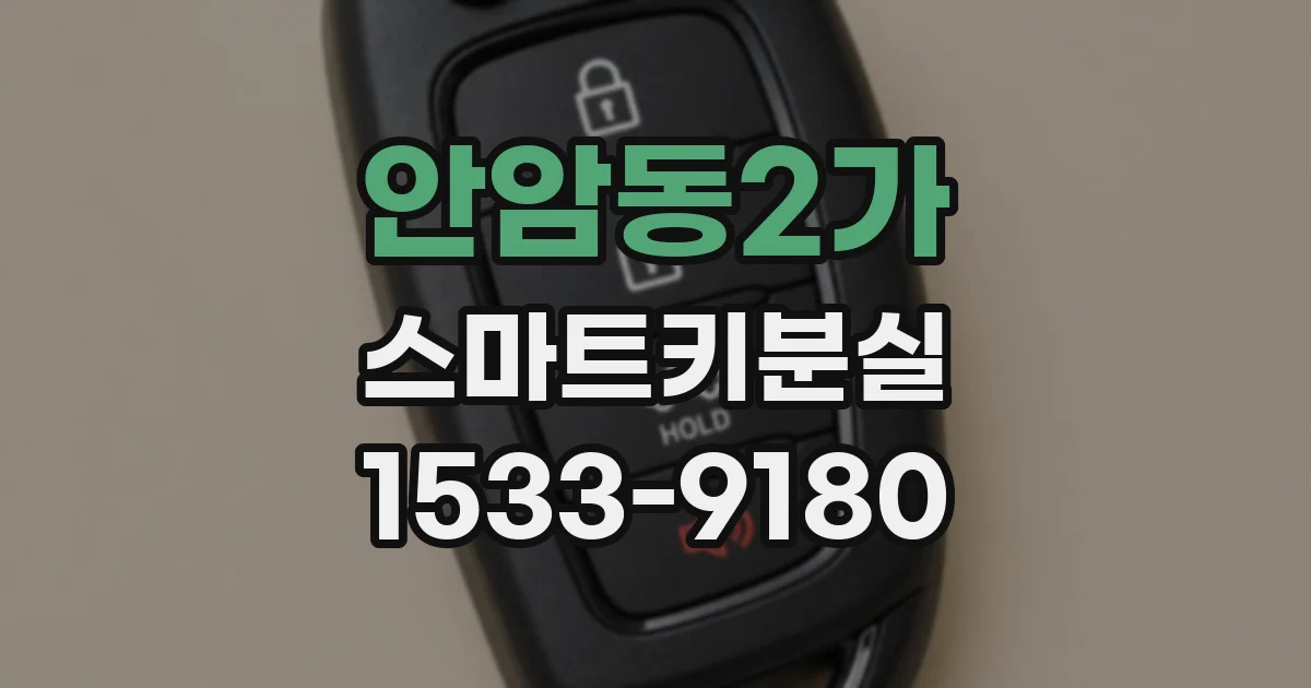 안암동2가 스마트키분실