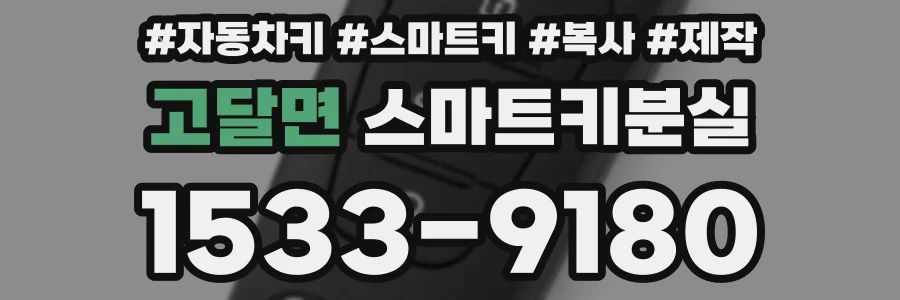 고달면 스마트키분실
