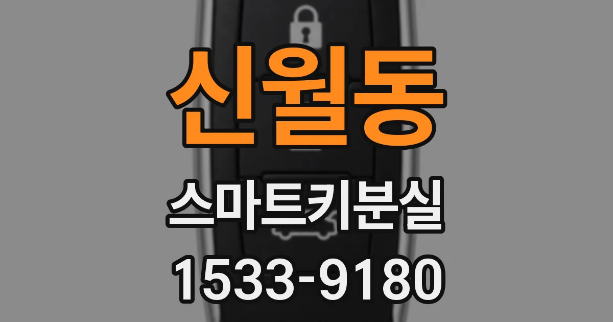 신월동 스마트키분실