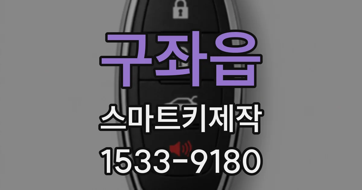 구좌읍 스마트키제작