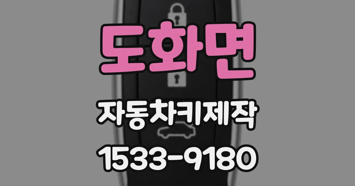 도화면 자동차키제작