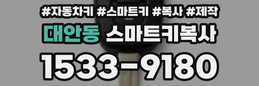 대안동 스마트키복사