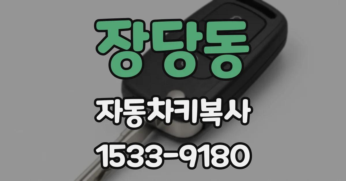 장당동 자동차키복사
