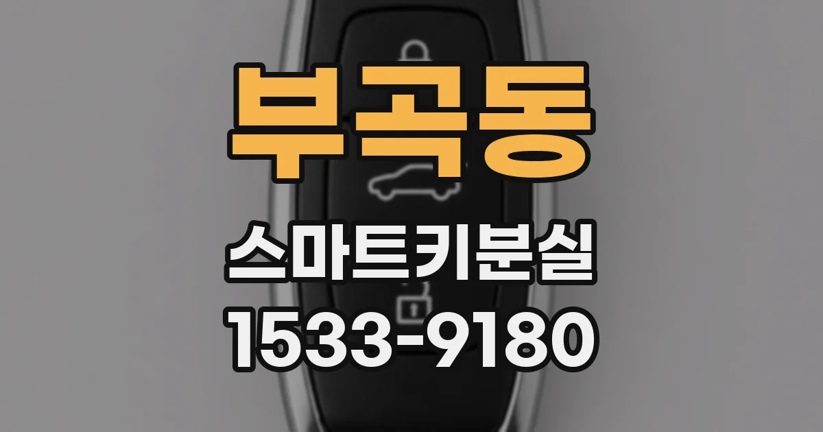 부곡동 스마트키분실