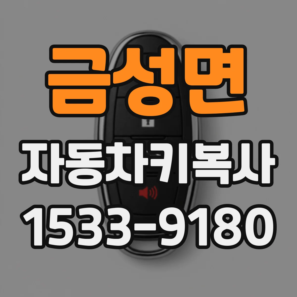 금성면 자동차키복사