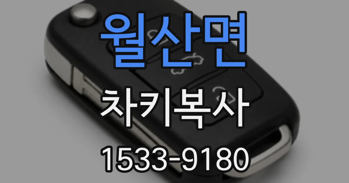 월산면 차키복사