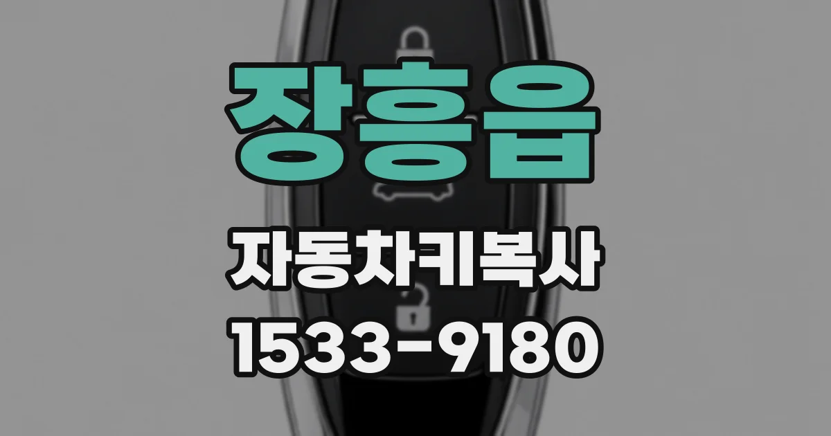 장흥읍 자동차키복사