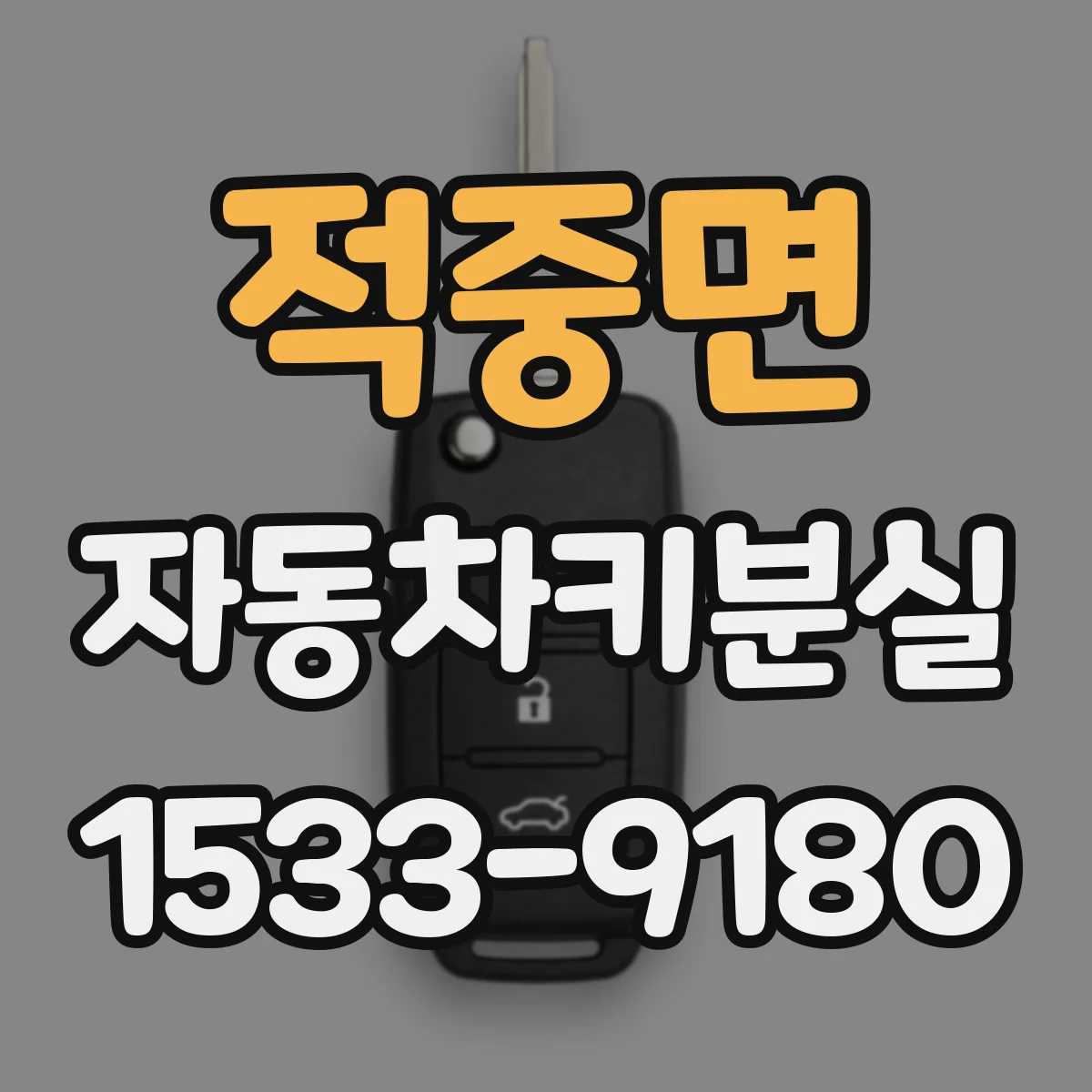 적중면 자동차키분실