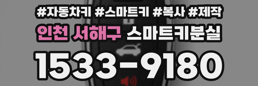 인천 서해구 스마트키분실