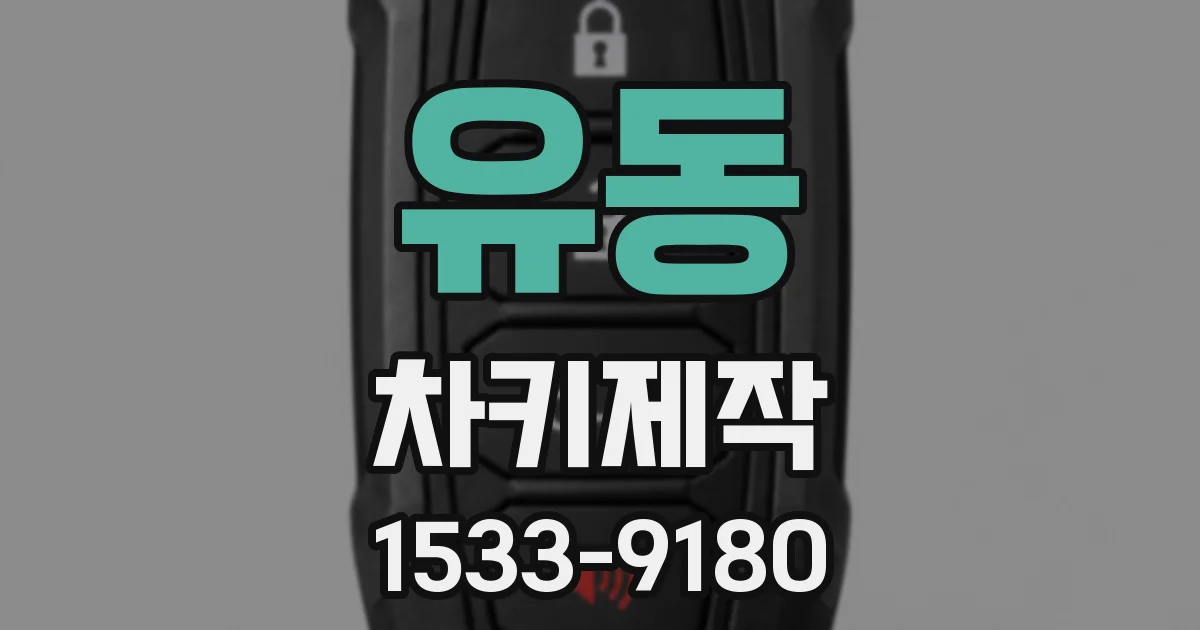 유동 차키제작