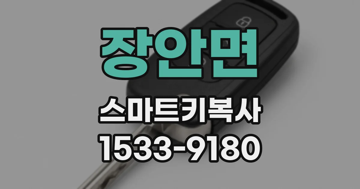 장안면 스마트키복사