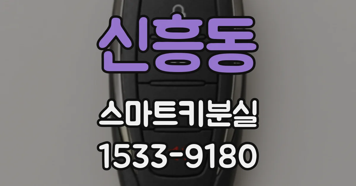 신흥동 스마트키분실