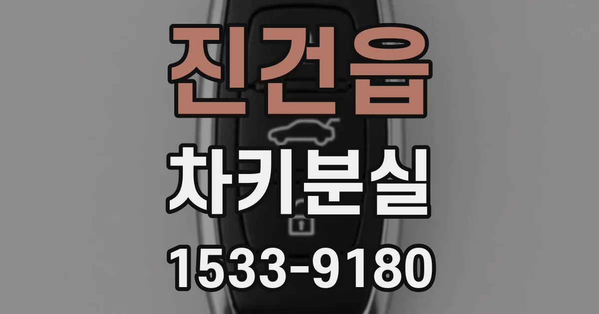 진건읍 차키분실