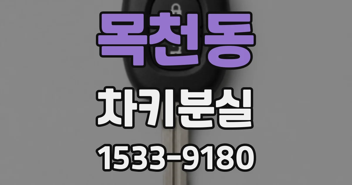목천동 차키분실