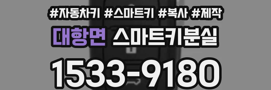 대항면 스마트키분실