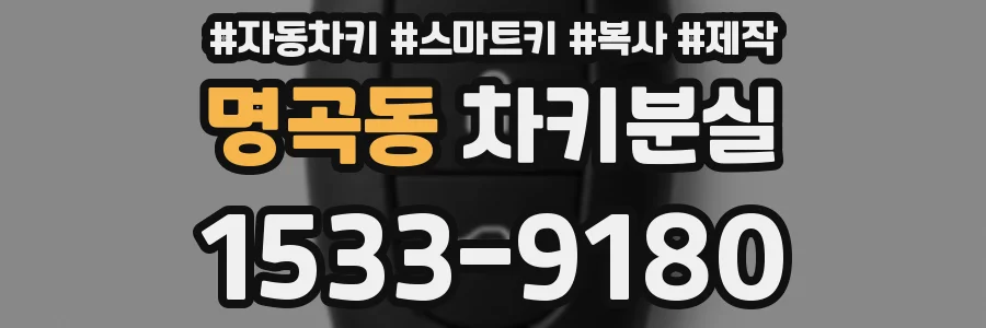 명곡동 차키분실